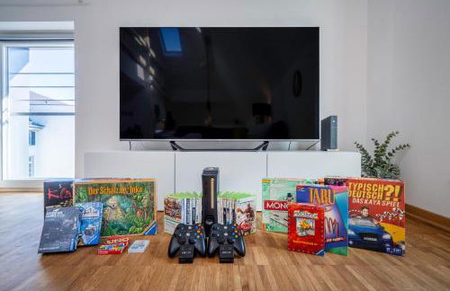 DND Design Loft I 170qm I Parken I Balkon I Workstation I Netflix I Kaffee I Waschmaschine I Trockner I Xbox I Ausblick - Foto 9