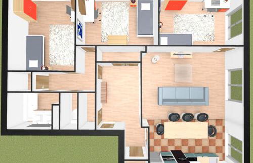 Standing, 3 chambres, clim et garage priv proche Panier et Terrasses Port - Foto 38