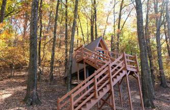 Cozy Tree Cabin with Wonderful Views from the Deck by Tappan Lake in Ohio - Foto 7