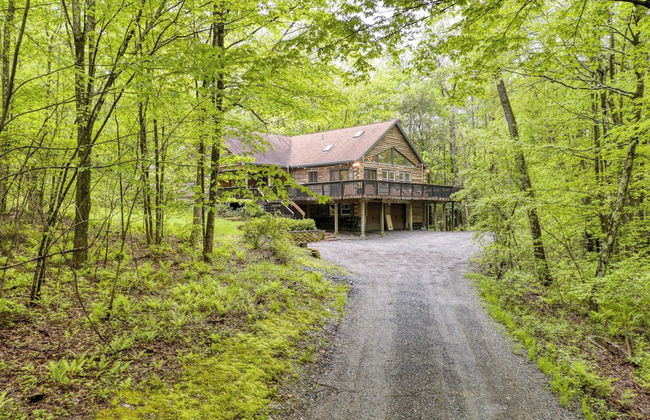 Half Moon by Avantstay 4BR Cabin w/ Large Deck & Yard w/ Patio & Outdoor Dining - Foto 39