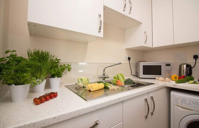 Stayzo Castle Penthouse 18- A Clean Fresh Modern Apartment With Free Wi-fi - Foto 9