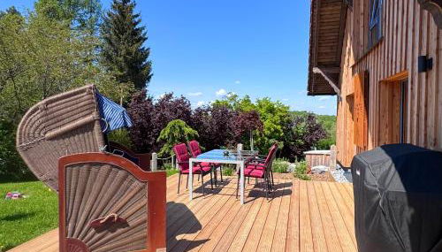 TOP moderne FeWo - Alpakahof zum Himmelreich, traumhafte Lage, Terrasse mit Weitblick, kostenfreier Parkplatz, Nähe Kurklinik, optional Sauna - Foto 4