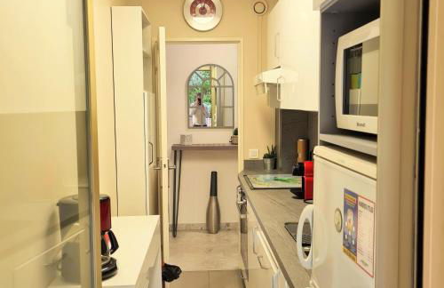 Charmant 2 pièces, traversant, clim, wifi, parking - Foto 13