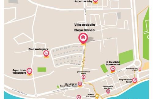 Stunning Villa Arabella - Heated Pool - BBQ - Amazing Terrace - Playa Blanca - Foto 39