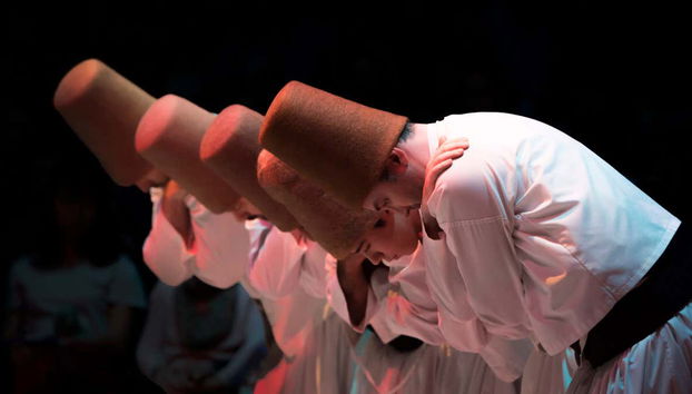 Dervishes during the sufi dance