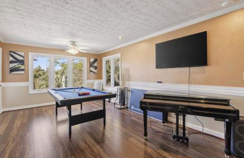 Paradise on Ocean Waterway Huge 5000 sq ft w Private Pool, Boat Dock, Grand Piano, Game Tables, BBQ, 1 acre Yard, Crib, Sleeps 34 - Photo 77