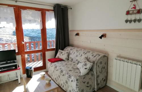 La Plagne Les Coches studio divisible ensoleillé - Foto 8