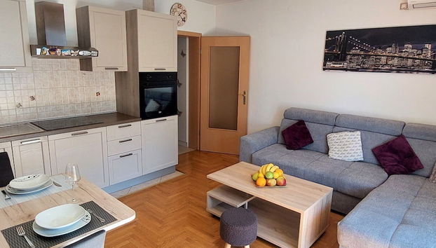 Exquisite Crikvenica Apartment With Balcony - Foto 5, Sala de estar