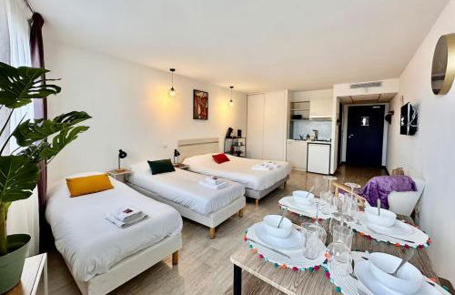 " Studio Zen Lourdes " 4 personnes - Centre Ville - Foto 11