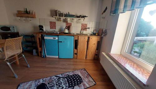 Ferienwohnung - Das Boarding House - Foto 5, stove