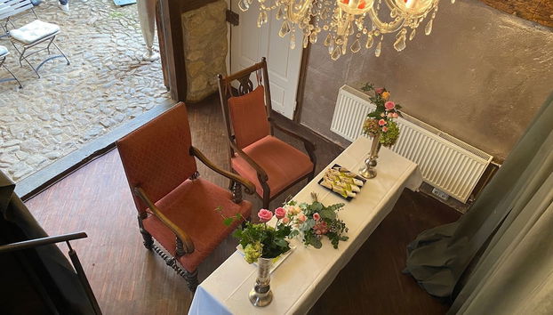 Zona de estar del vestíbulo