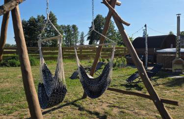 Drewniany Zakątek z sauną i jacuzzi - Foto 52