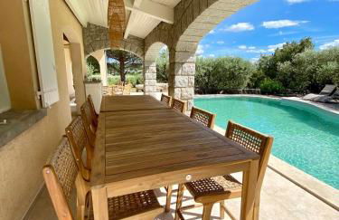 Maison pour 12p, piscine à débordement chauffée d'avril à octobre inclus - Foto 41