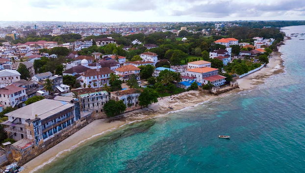 Vista panoramica su Stone Town
