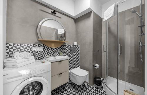 Praga Studio with Air-Con - 140m Metro, near PGE Narodowy Stadium - by Rentujemy - Foto 3