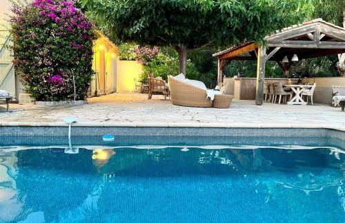 Villa Ty Bonheurs Les Issambres vue mer magnifique - Foto 15