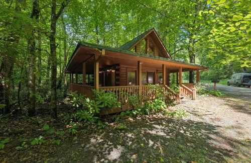 Cozy Creekside Cabin with Wraparound Porch home - Foto 29