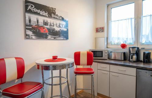 Fewo Art City-Studio Kassel 2, groß, modern, citynah, 3 Schlafzimmer, 2 Bäder, kostenfreie Parkplätze, 2 Süd-Balkons, Herkulesblick - Foto 18