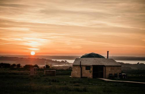 Dome Meadow 5 With Outdoor Tub At Tapnell Farm - Foto 20