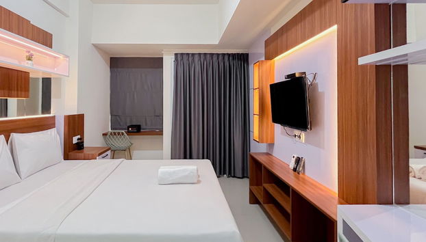 Scenic Studio Apartment At Vida View Makassar - Foto 3, Habitación