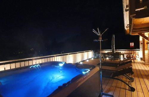 Nouveau Chalet M.META 12 pers sauna,jacuzzi,billard - Foto 32