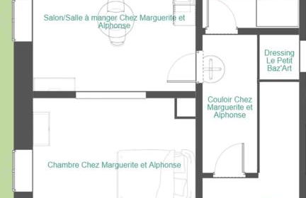 Chez Marguerite & Alphonse 2 pièces proche Colmar - Foto 15