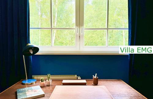 Ferienhaus Villa EMG Gelsenkirchen nah Essen Dortmund mit Pool und Garten für Familien Gruppen bis 21 Personen - Foto 24