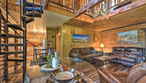 Alpine Adventures Cozy Log Cabin with Deck and Views! - Foto 5