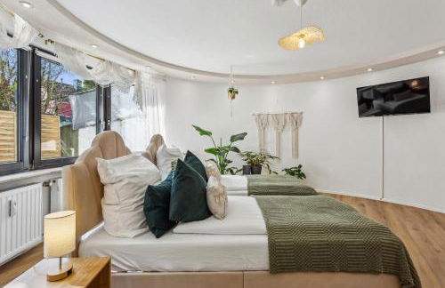 Das Boho-Nest Komfort und Stil mit Terrasse, Parkplatz und Wifi - Foto 14