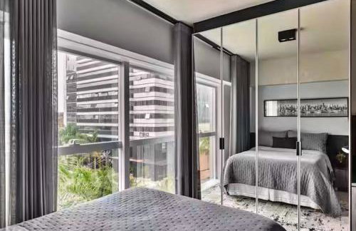 Studio 406 no Centro Cívico com Piscina Aquecida, Academia, Sauna e Garagem - Foto 8