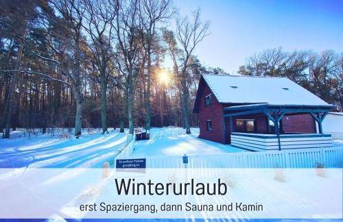Strandhaus Mathea - ruhige Lage direkt am Fleesensee - Parkplatz, Kamin, Sauna - familienfreundlich - Foto 45