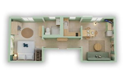 B601 Appartement avec une chambre et parking privé à St Georges sur Baulch - Foto 2