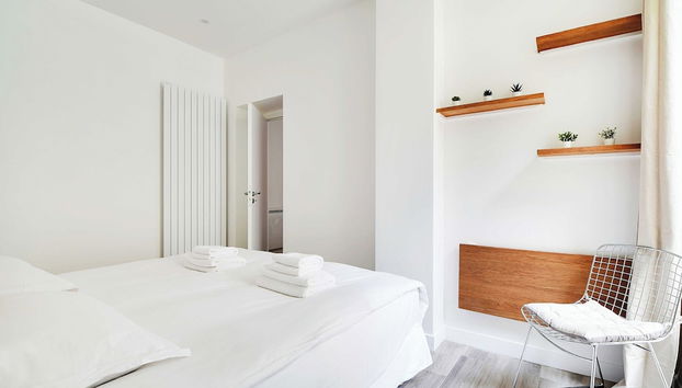 Charming Aptt With Patio - 2bd/4p - Monceau Park - Foto 5, Habitación