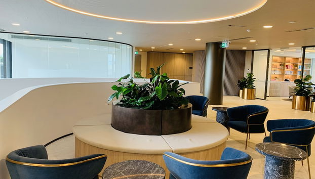 Sala de estar do lobby