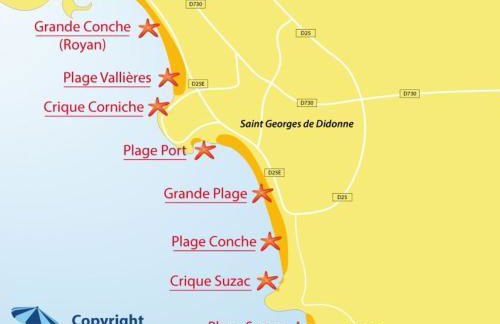 A 2 pas de la plage de la Vallières - Foto 30