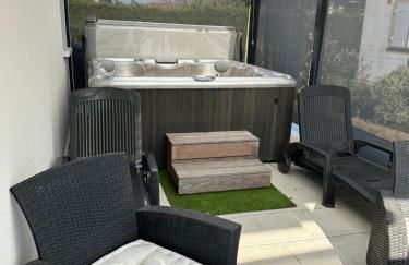 Belle Maison MALOU climatisée calme, piscine, jacuzzi 3km plage Labenne Capbreton - Foto 9