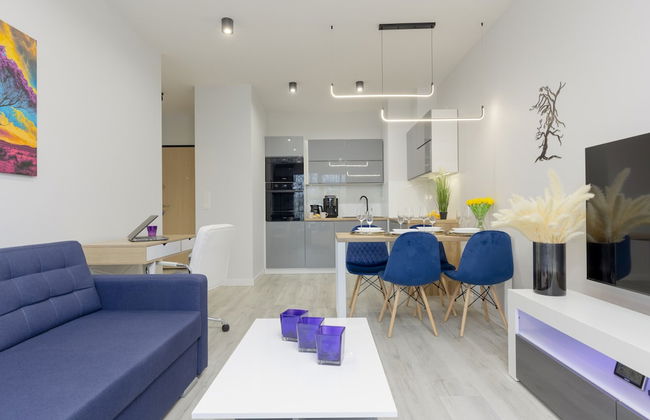 Dark Blue and Grey Apartment by Renters - Foto 8
