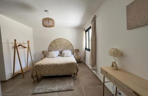 Villa Monte e Mare, piscine chauffée, climatisée à 5 mn de la plage de santa giulia - Foto 15