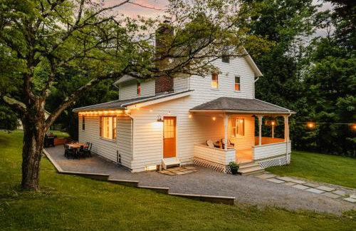 Roebling House 1850s Cabin Hot Tub Fire Pit - Foto 39