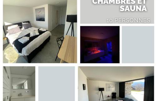 Élégant chalet contemporain - sauna - piscine -10p - Foto 18