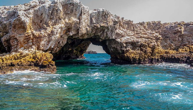 Natural arch in the Marieta Islands