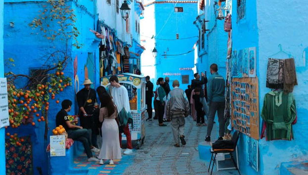 Una stradina della città