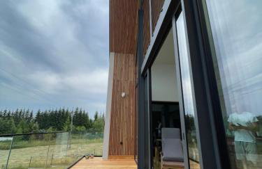 Rumiane pola - stodoła na Mazurach z widokiem na jezioro - Foto 64