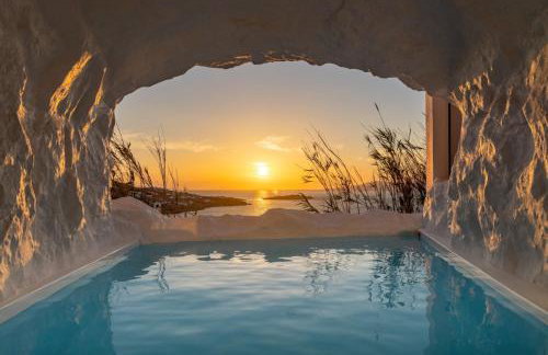 Mykonos Town Black Villa with Cave Heated Pool - Foto 67