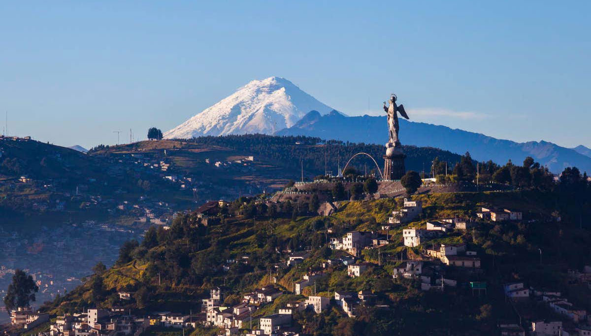 Vista del vulcano Cotopaxi