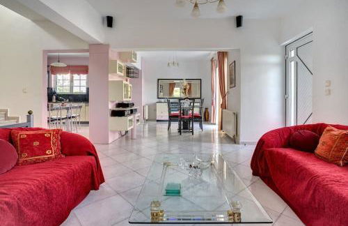 Chrysanthi Luxury Villa In Salakos, with Pool & Jacuzzi, Near Beach - Foto 25