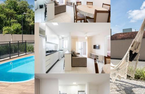 Apartamentos a 150 M DA PRAIA com SACADA, WI-FI, PISCINA, PORTARIA 24h, PLAYGROUND e vaga de GARAGEM - Foto 1