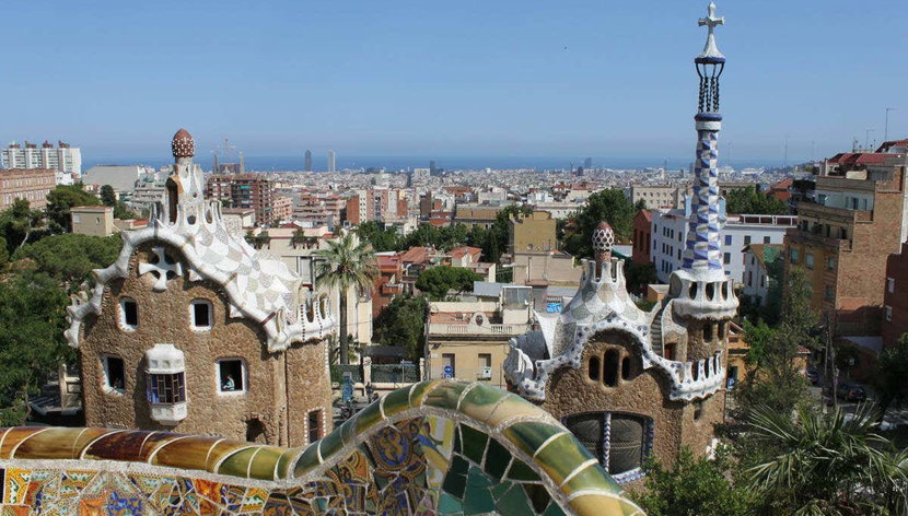 Ônibus turístico de Barcelona, City Sightseeing - Foto 3, Un belvedere di Parco Güell