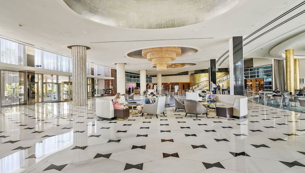 Zona de estar del vestíbulo