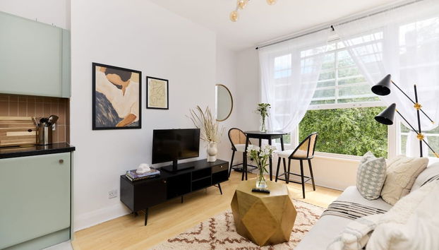 The Camden Hideout - Modish and Bright 2bdr Flat - Foto 3, Habitación